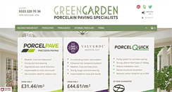 Desktop Screenshot of greengardenpaving.com