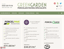 Tablet Screenshot of greengardenpaving.com